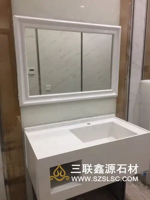  大理石整体浴室盆贴图