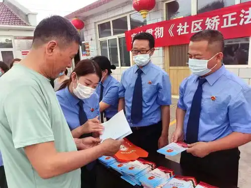  图片新闻进村开展社区矫正法宣传活动