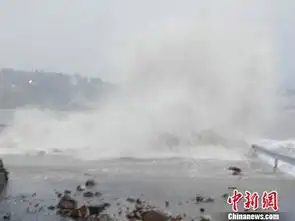  台风鲇鱼逼近浙江台州沿海浪最高达到20多米