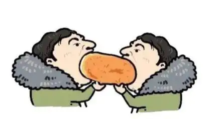 搞笑吃瓜子动画图片前排