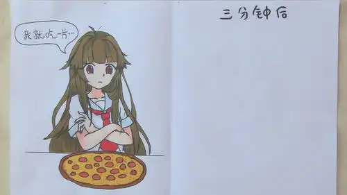  美食的诱惑力有多大呢3分钟测试美女,漫画展示搞笑又扎心