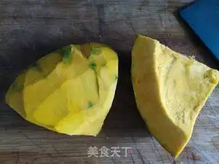  咸鸭蛋炒南瓜的做法咸鸭蛋炒南瓜怎么做烟雨心灵的菜谱