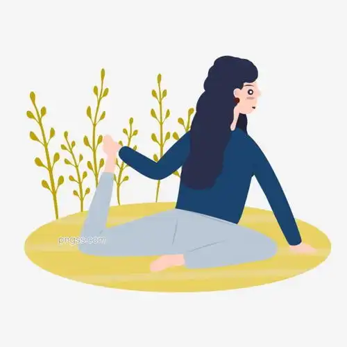  卡通插画风练瑜伽的女人图片大小2000x2000px图片尺寸125.84kb来自png搜索网pngss.com免费免扣png素材下载长发女孩地毯健康健身卡通手绘休闲养生娱乐运动的女孩植物