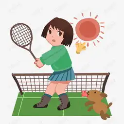  手绘健身网球插画素材图片免费下载高清psd千库网图片编号11590795