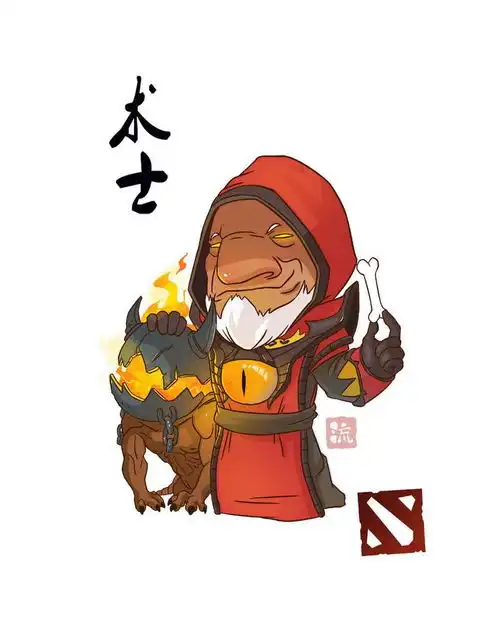  痛苦女王爱sm国人原创dota2爆笑q版插画
