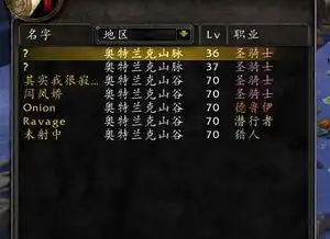 魔兽世界名字是个问号