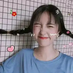  涂鸦可爱小孩带文字搞笑女生头像