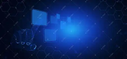  智能科技虚拟科技手触控背景图片免费下载千库网