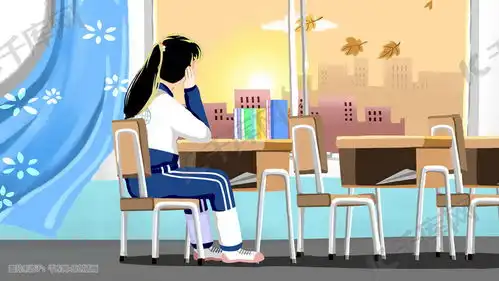  校园生活手绘插画图片千库网