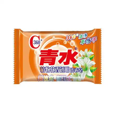  营口馆青水植物花香透明洗衣皂220克图片大全邮乐官方网站