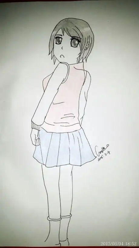  校服女生