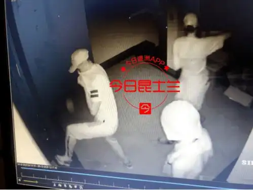  布里斯班南区华人办公楼遭窃3小偷手持板砖砸门,玻璃碎屑洒落一地,多家店铺受损