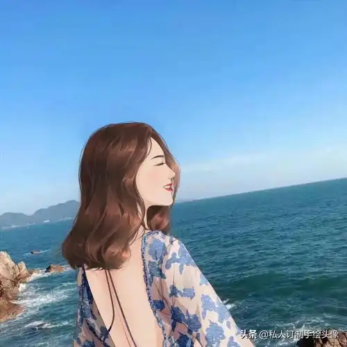  女士微信头像更新了遇见最美的自己有趣清新温柔