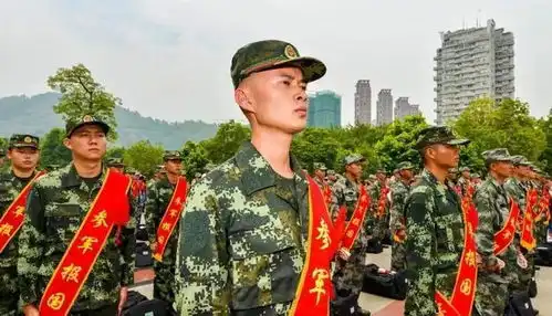 征兵入伍图片