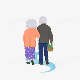 重阳节元素爷爷奶奶的背影png图片素材免费下载psd格式熊猫办公  重阳节元素爷爷奶奶的背影png图片素材免费下载psd格式熊猫办公