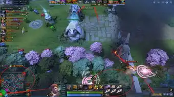  dota2一场比赛打了五个小时,圣剑满地捡,全图被照亮